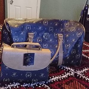 New with tags Beverly Hill Polo purse and travel bag